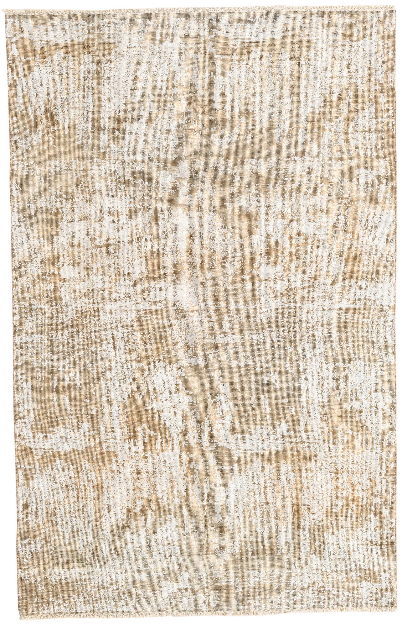 5' 9 x 9' Hand Knotted Ultra Vintage Persian Wool Rug