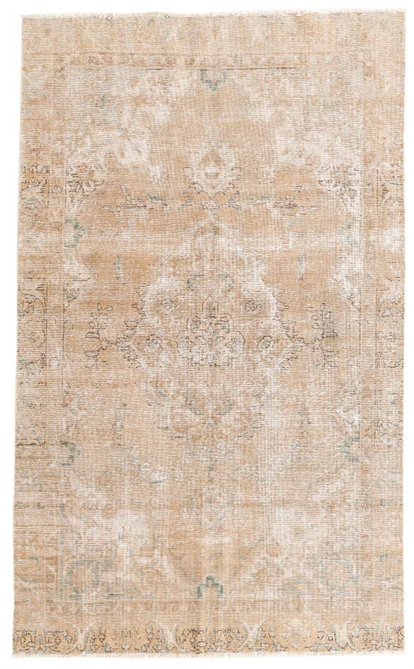 Detail image of 5' 7 x 9' 3 Hand Knotted Ultra Vintage Persian Wool Rug