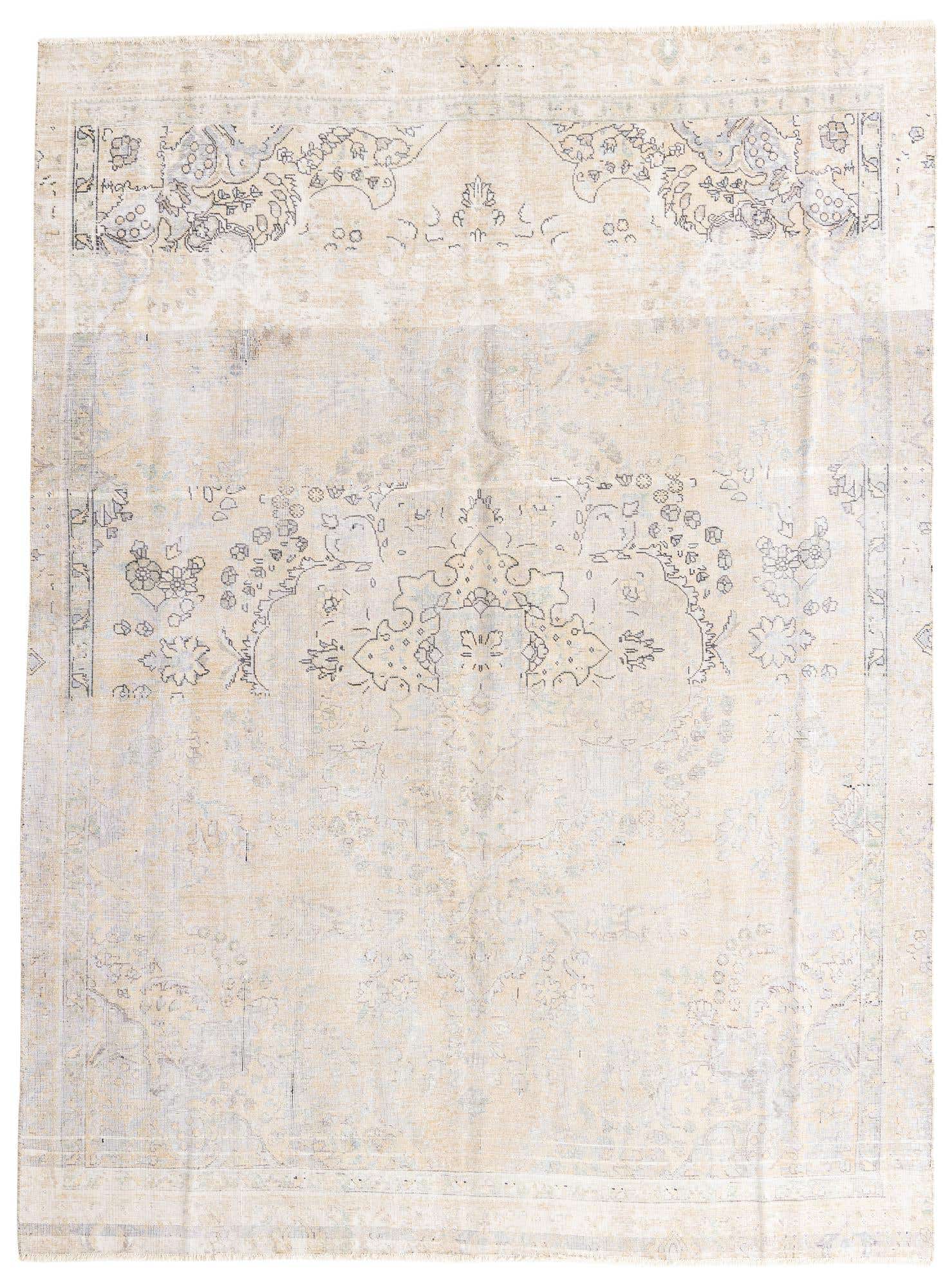 8' 2 x 11' Hand Knotted Ultra Vintage Persian Wool Rug
