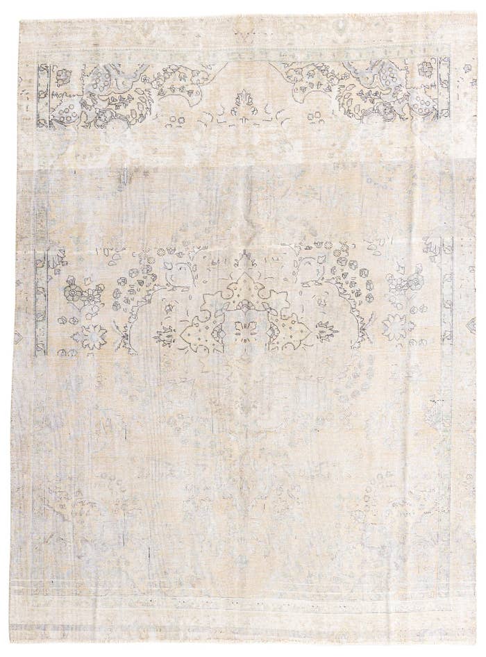 Detail image of 8' 2 x 11' Hand Knotted Ultra Vintage Persian Wool Rug