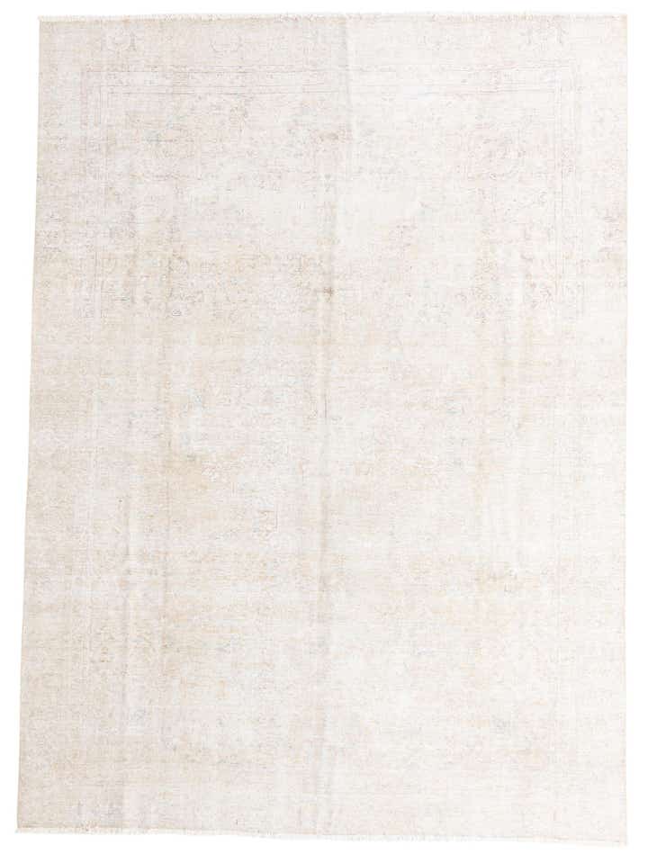 8' 9 x 12' Hand Knotted Ultra Vintage Persian Wool Rug