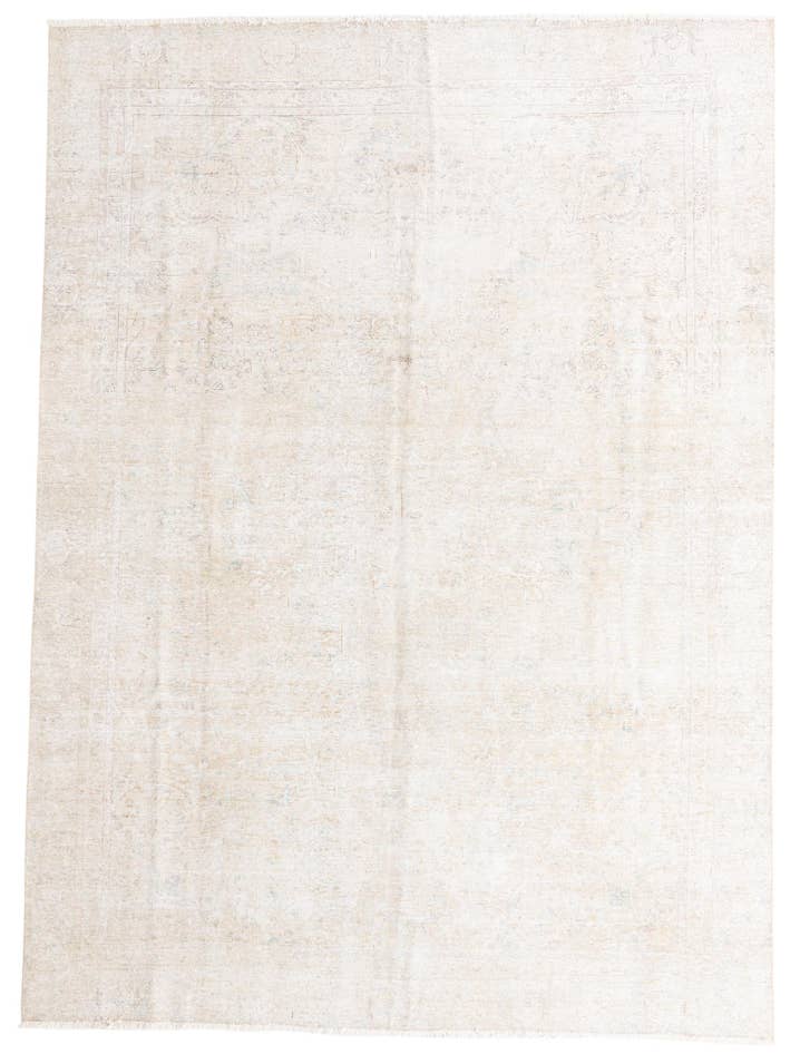 Detail image of 8' 9 x 12' Hand Knotted Ultra Vintage Persian Wool Rug