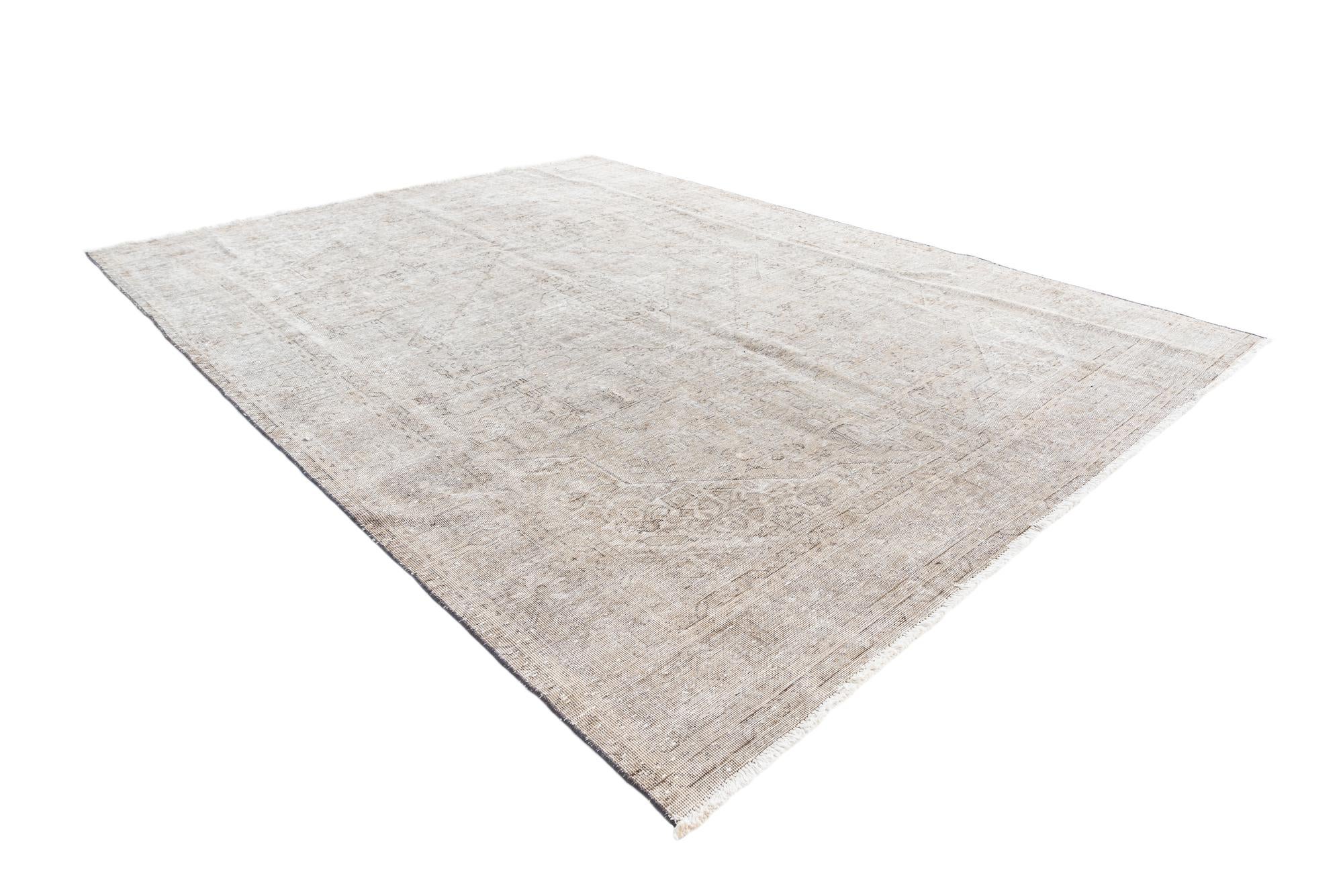 7' 10 x 10' 7 Hand Knotted Ultra Vintage Persian Wool Rug
