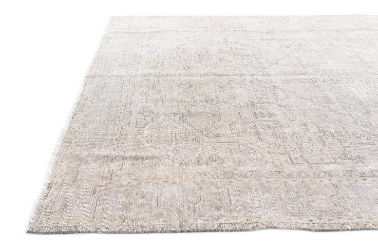 Detail image of 7' 10 x 10' 7 Hand Knotted Ultra Vintage Persian Wool Rug