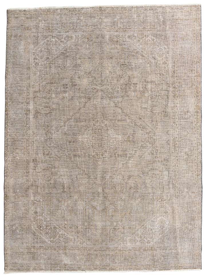7' 10 x 10' 7 Hand Knotted Ultra Vintage Persian Wool Rug