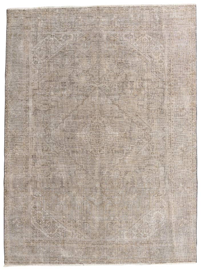 Detail image of 7' 10 x 10' 7 Hand Knotted Ultra Vintage Persian Wool Rug