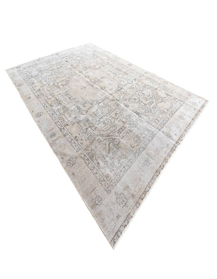 Detail image of 8' 4 x 12' 2  Hand Knotted Ultra Vintage Persian Wool Rug