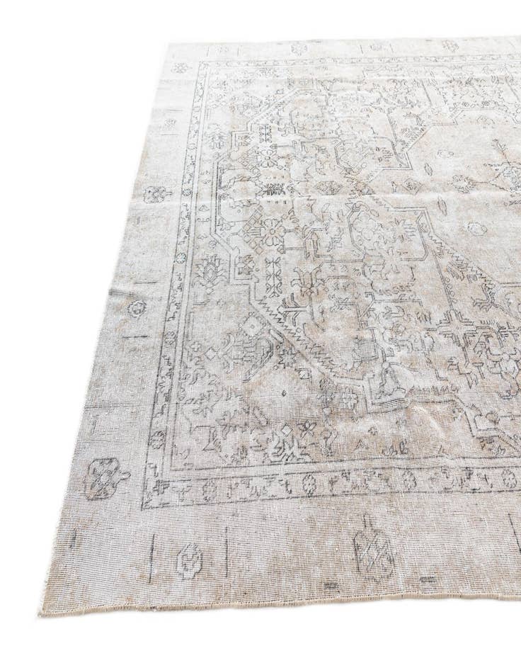 Detail image of 8' 4 x 12' 2  Hand Knotted Ultra Vintage Persian Wool Rug