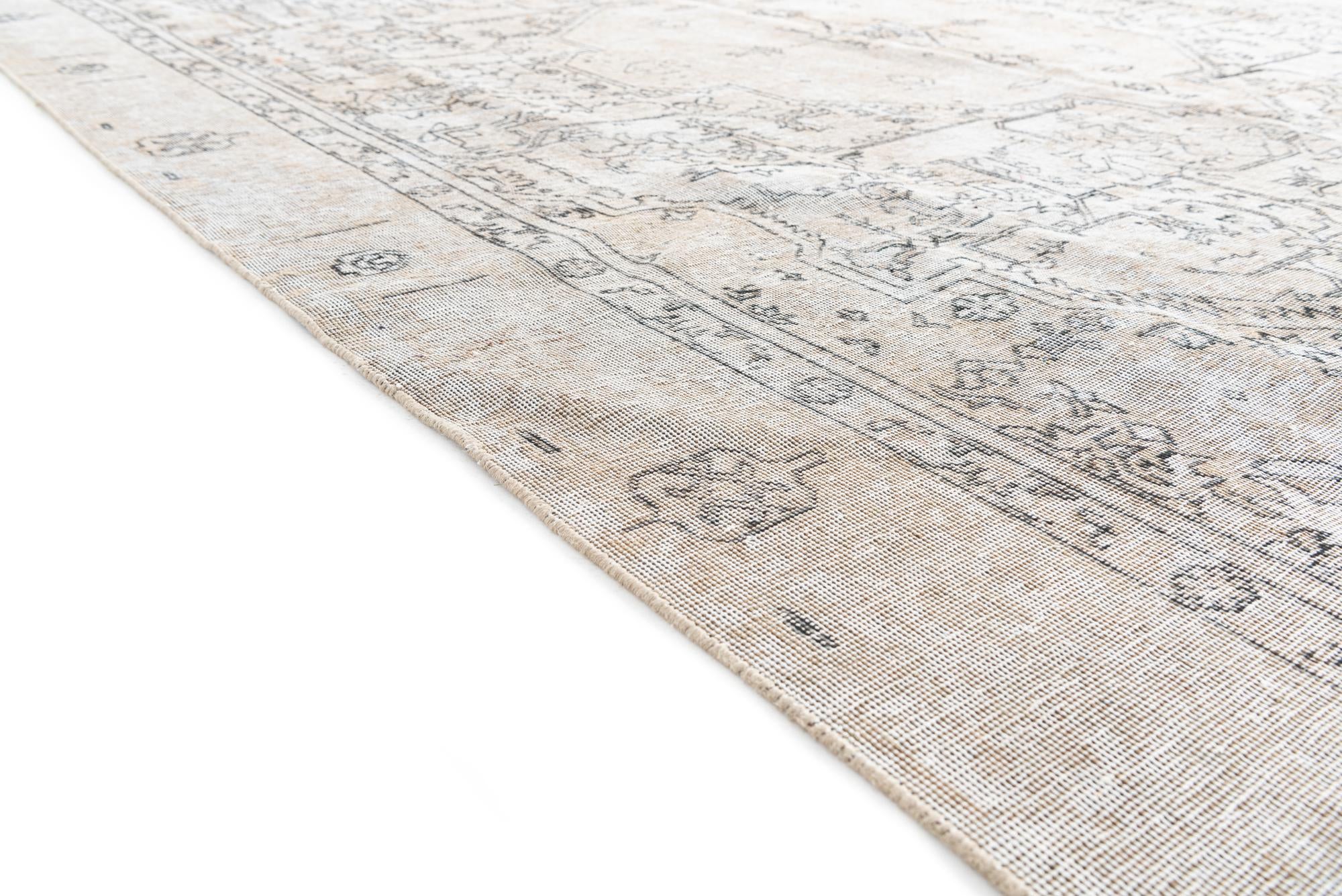 8' 4 x 12' 2 Hand Knotted Ultra Vintage Persian Wool Rug
