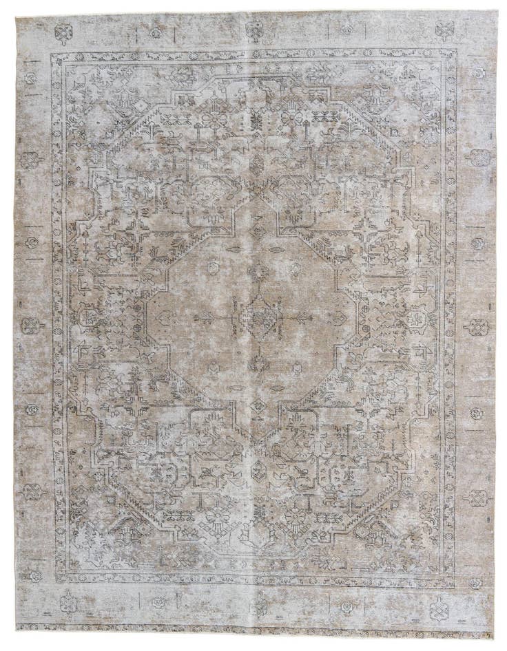 Detail image of 8' 4 x 12' 2 Hand Knotted Ultra Vintage Persian Wool Rug