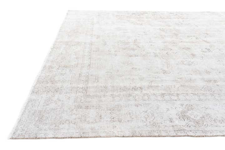 9' 4 x 12' 10 Hand Knotted Ultra Vintage Persian Wool Rug