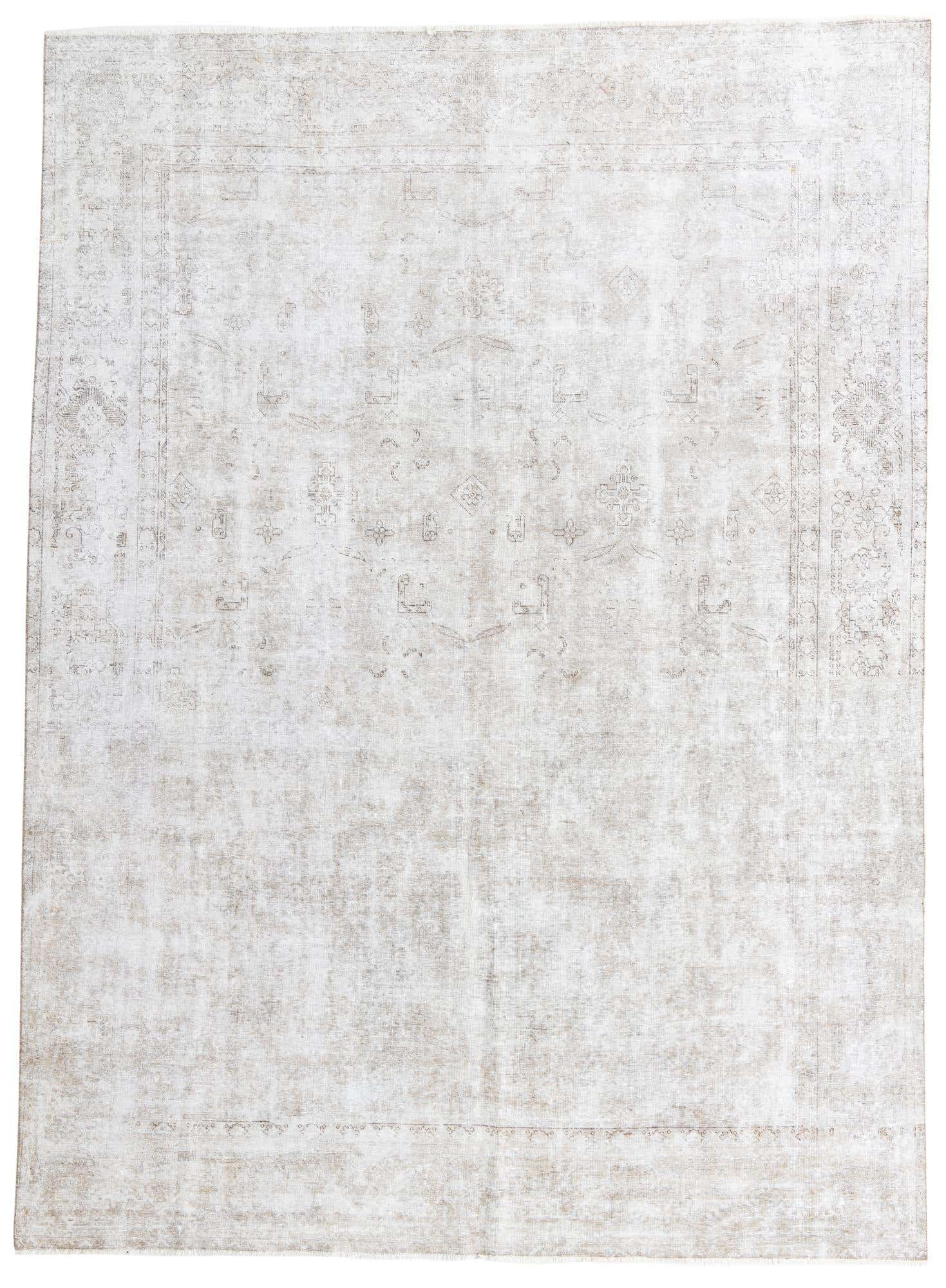 9' 4 x 12' 10 Hand Knotted Ultra Vintage Persian Wool Rug