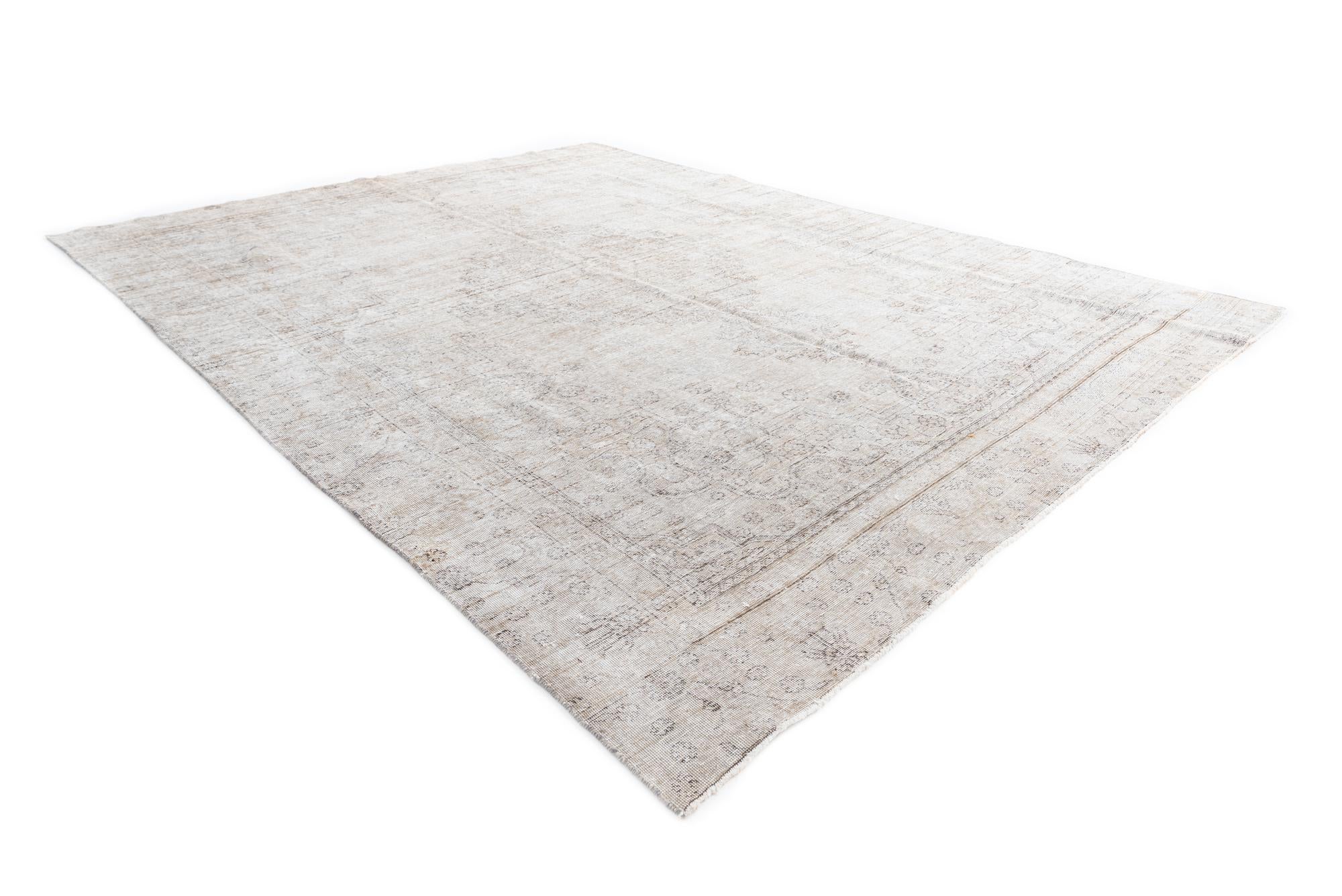 9' x 11' 5 Hand Knotted Ultra Vintage Persian Wool Rug