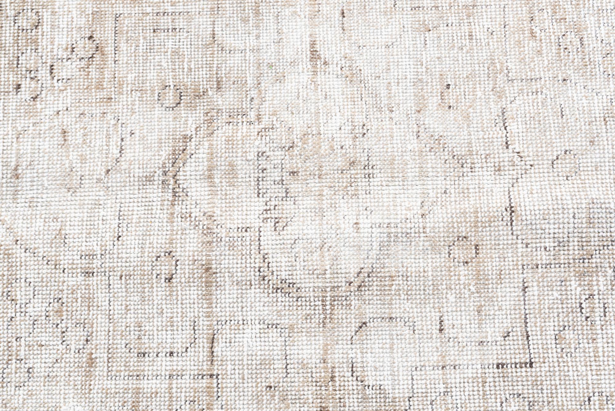 9' x 11' 5 Hand Knotted Ultra Vintage Persian Wool Rug