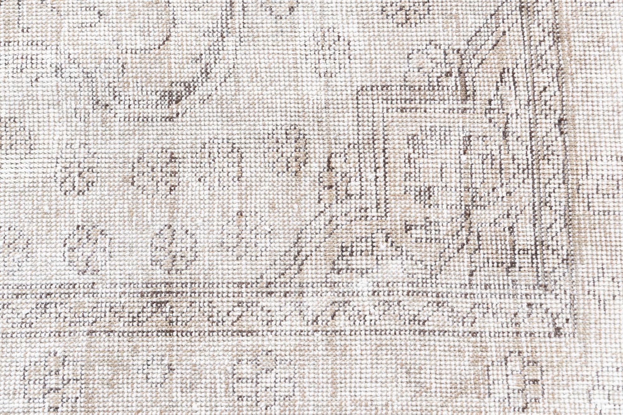 9' x 11' 5 Hand Knotted Ultra Vintage Persian Wool Rug