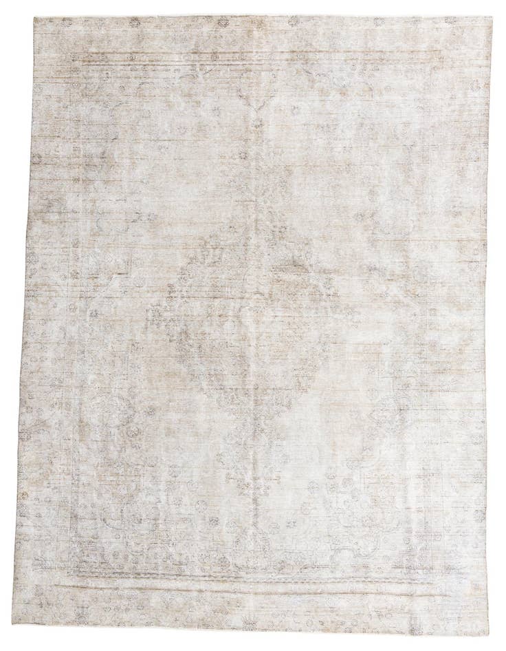 Detail image of 9' x 11' 5 Hand Knotted Ultra Vintage Persian Wool Rug