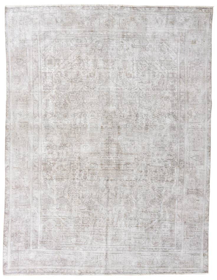 Detail image of 9' x 12' 8 Hand Knotted Ultra Vintage Persian Wool Rug