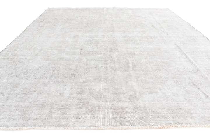 9' 3 x 12' Hand Knotted Ultra Vintage Persian Wool Rug