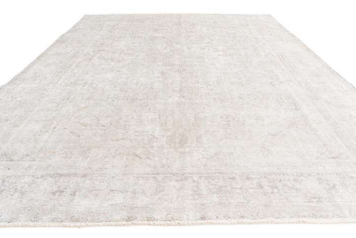 9' 1 x 12' 4 Hand Knotted Ultra Vintage Persian Wool Rug