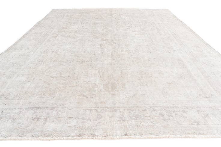 Detail image of 9' 1 x 12' 4 Hand Knotted Ultra Vintage Persian Wool Rug