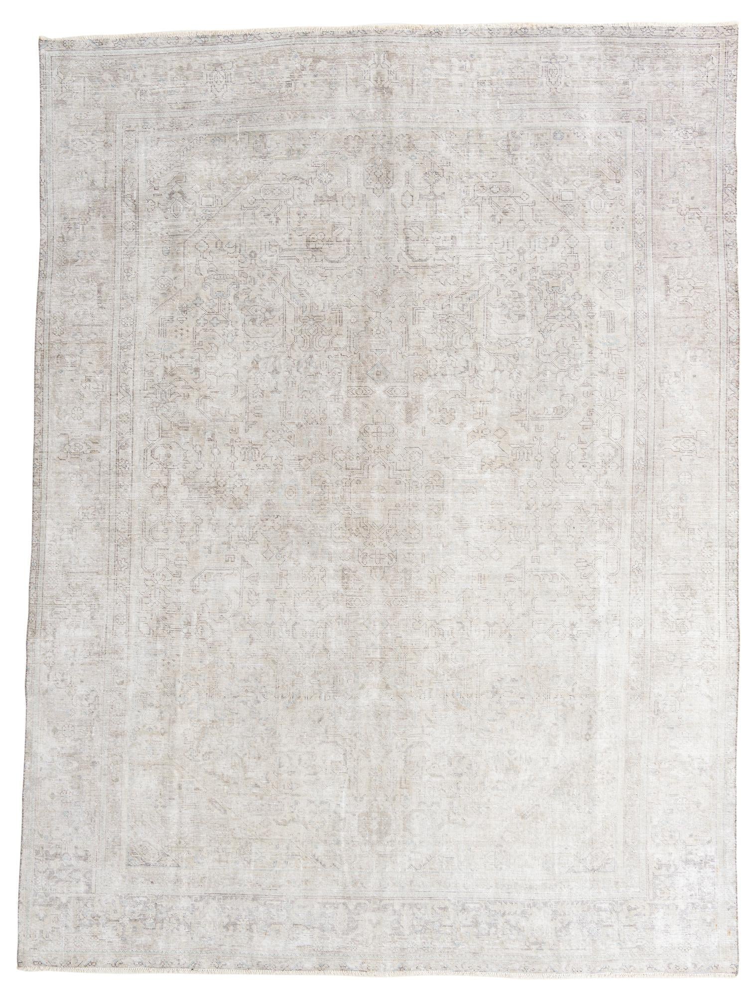 9' 1 x 12' 4 Hand Knotted Ultra Vintage Persian Wool Rug
