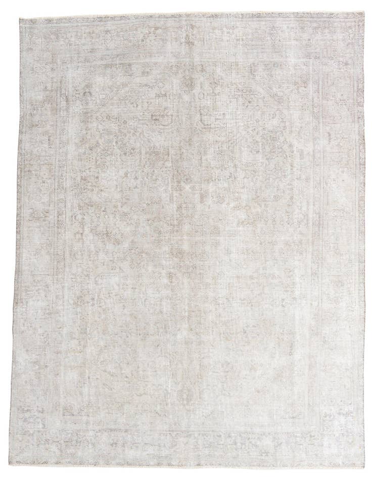 Detail image of 9' 1 x 12' 4 Hand Knotted Ultra Vintage Persian Wool Rug