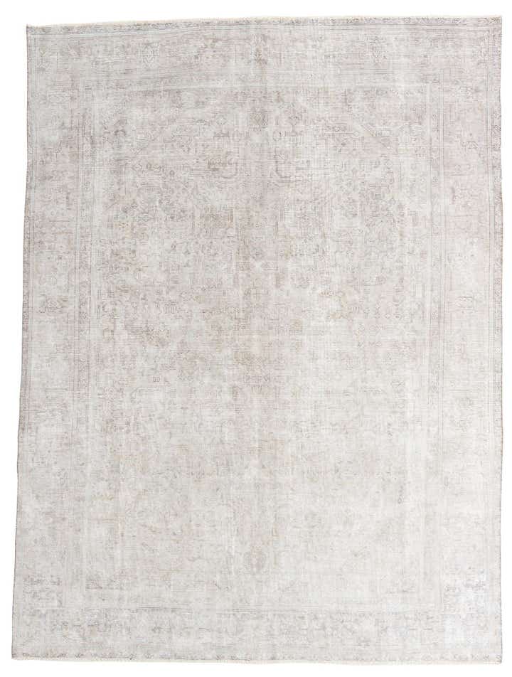 9' 1 x 12' 4 Hand Knotted Ultra Vintage Persian Wool Rug