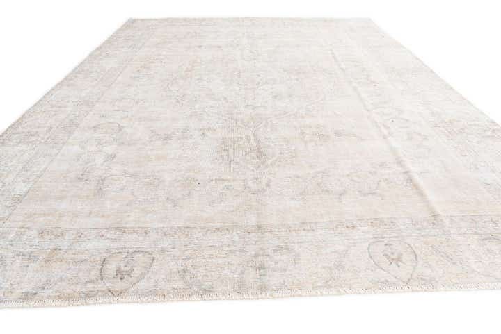 9' 4 x 11' 10 Hand Knotted Ultra Vintage Persian Wool Rug