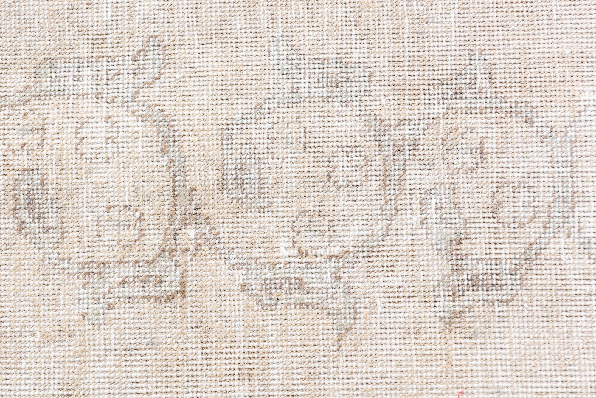 9' 4 x 11' 10 Hand Knotted Ultra Vintage Persian Wool Rug