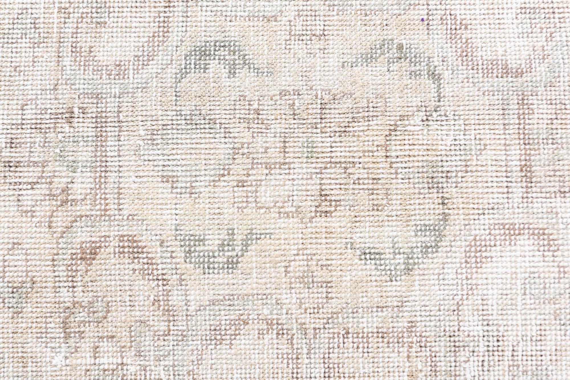 9' 4 x 11' 10 Hand Knotted Ultra Vintage Persian Wool Rug