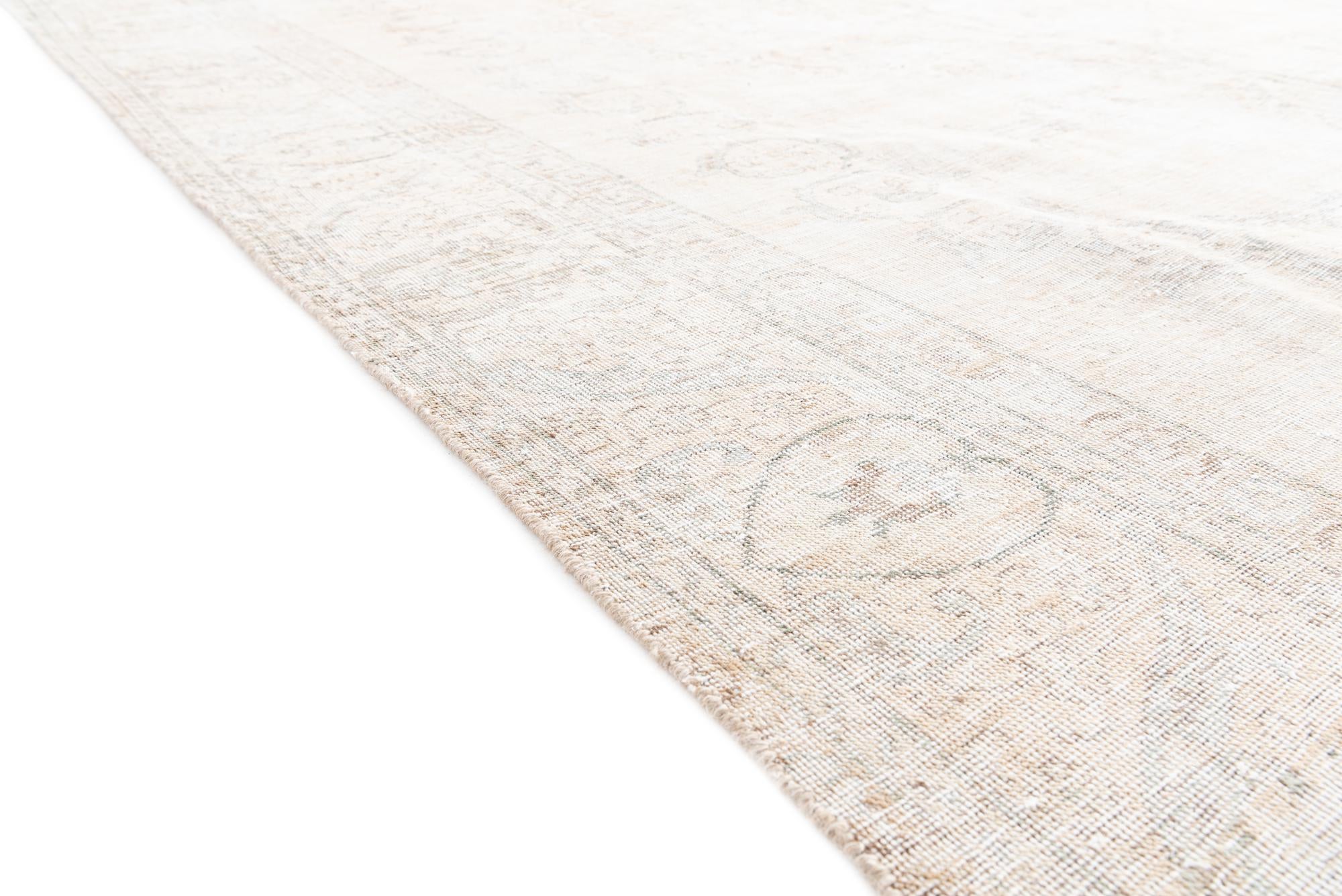 9' 4 x 11' 10 Hand Knotted Ultra Vintage Persian Wool Rug