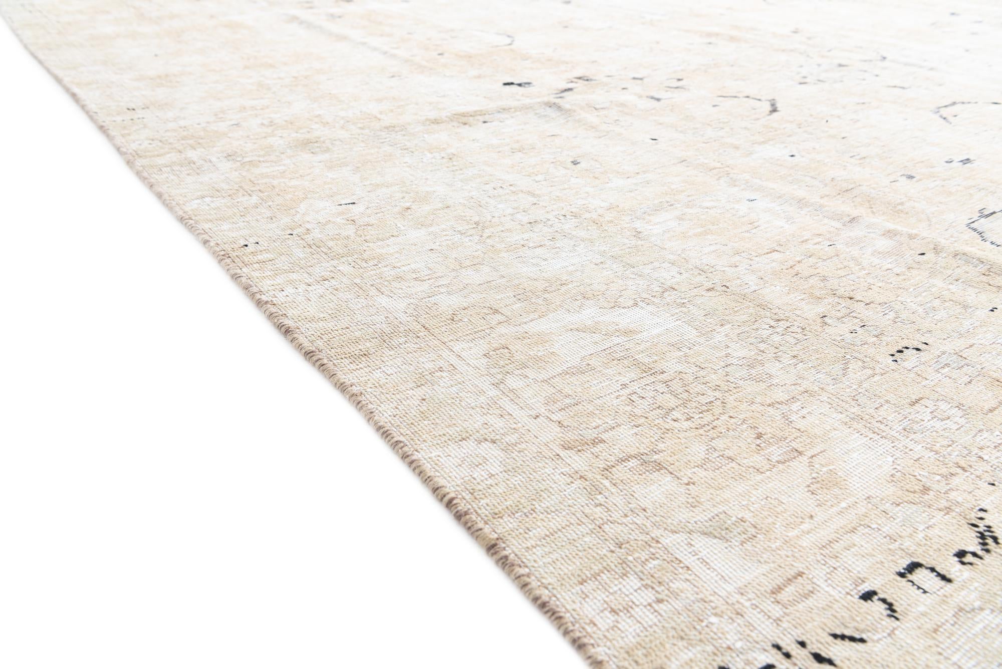 10' x 12' 6 Hand Knotted Ultra Vintage Persian Wool Rug