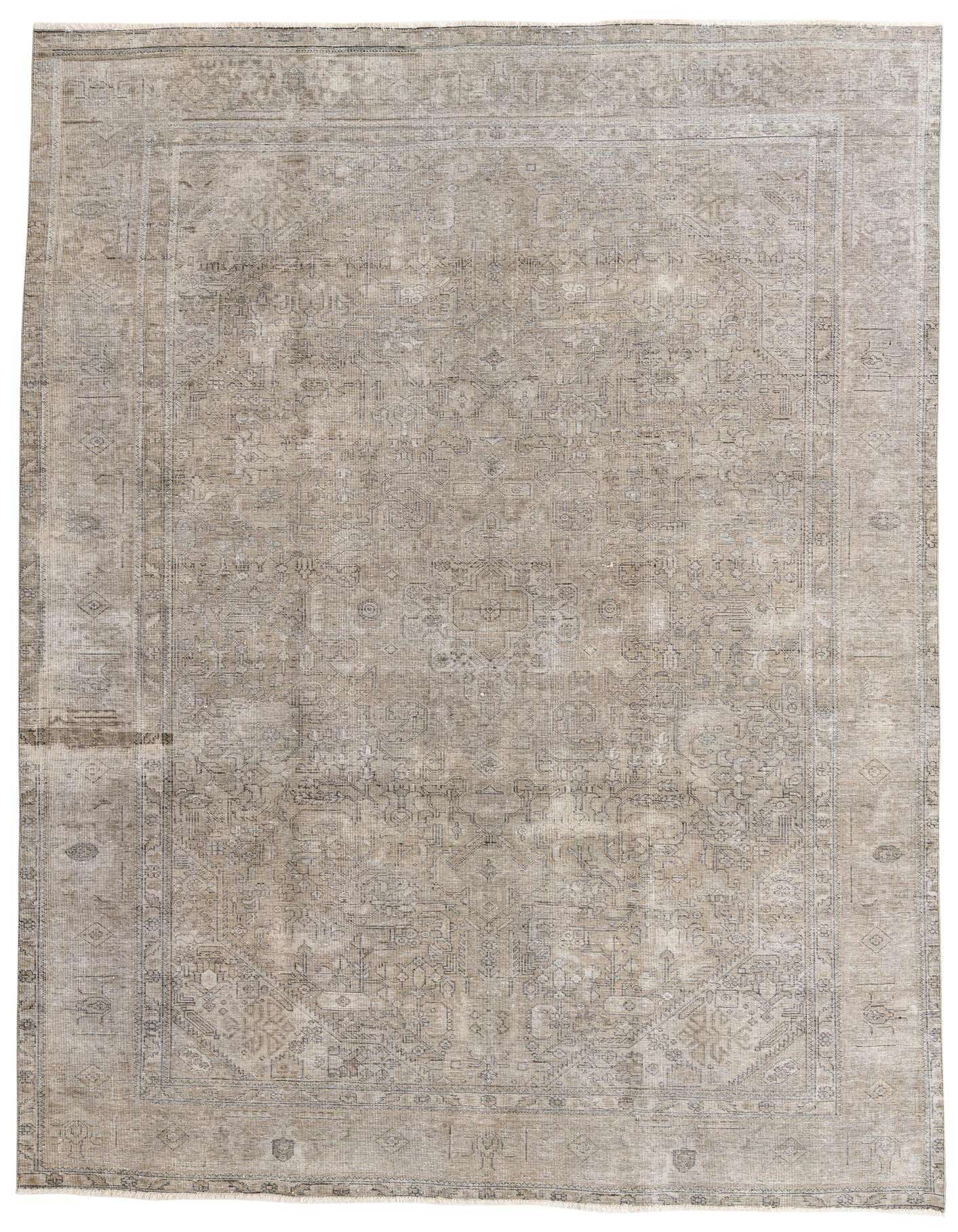 Primary image 8' x 11' 2  Hand Knotted Ultra Vintage Persian Wool Rug