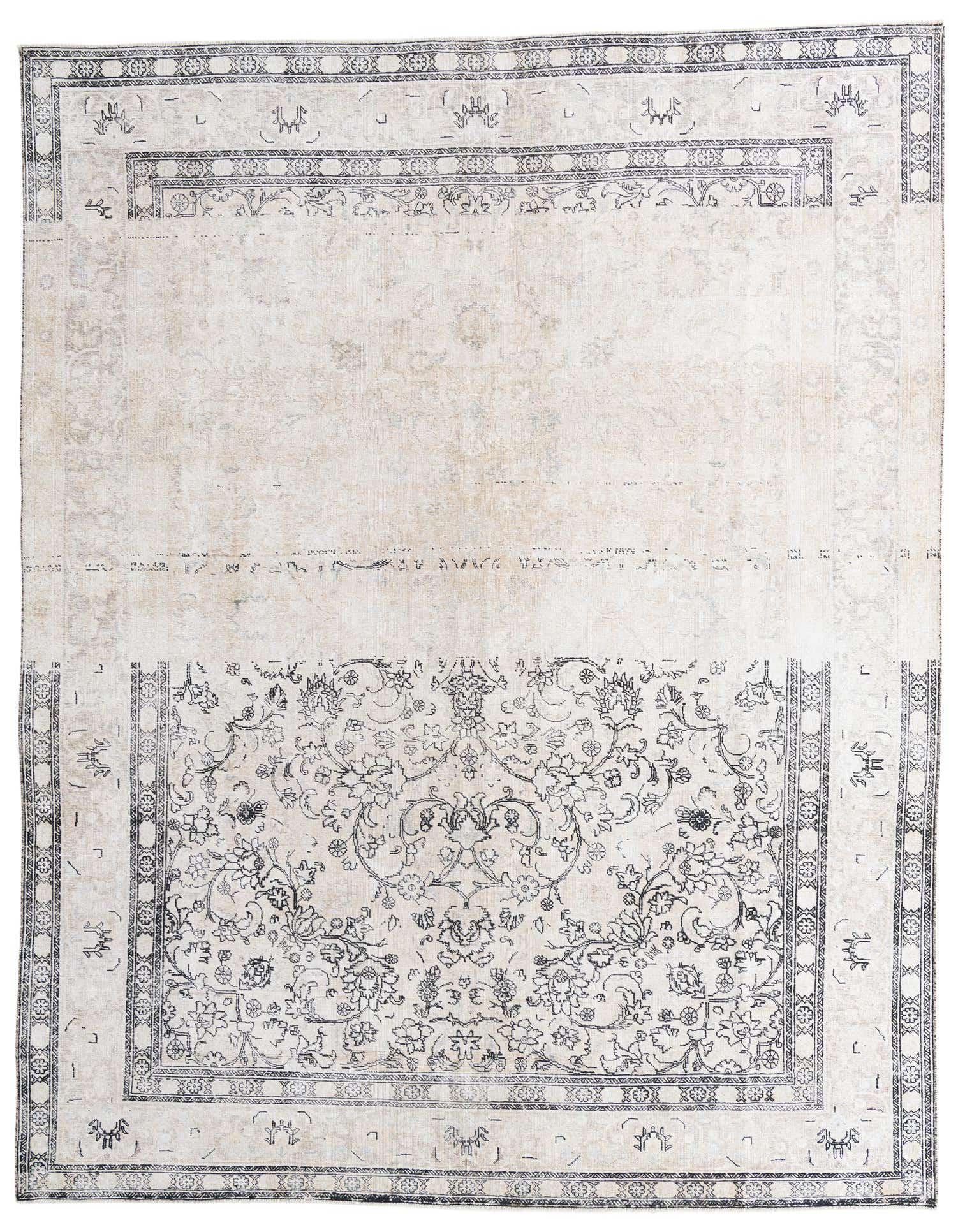 Primary image 10' x 13' 1  Hand Knotted Ultra Vintage Persian Wool Rug