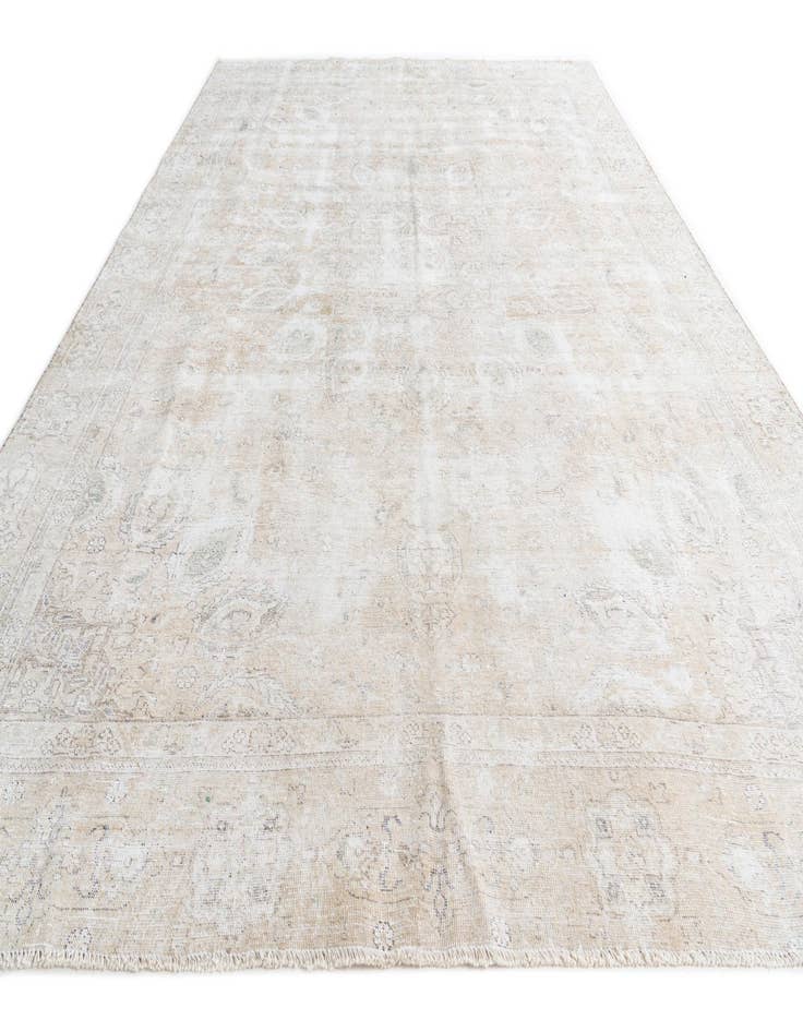 Detail image of 8' 10 x 12' 8  Hand Knotted Ultra Vintage Persian Wool Rug