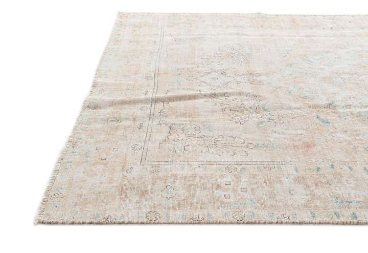 6' 3 x 9' 8 Hand Knotted Ultra Vintage Persian Wool Rug