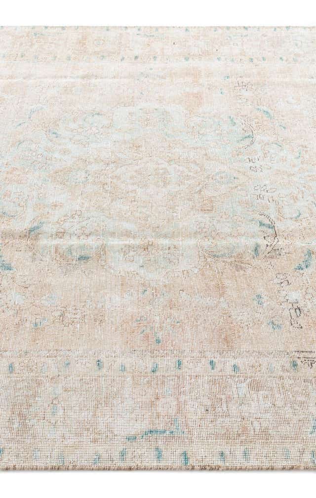 6' 3 x 9' 8 Hand Knotted Ultra Vintage Persian Wool Rug