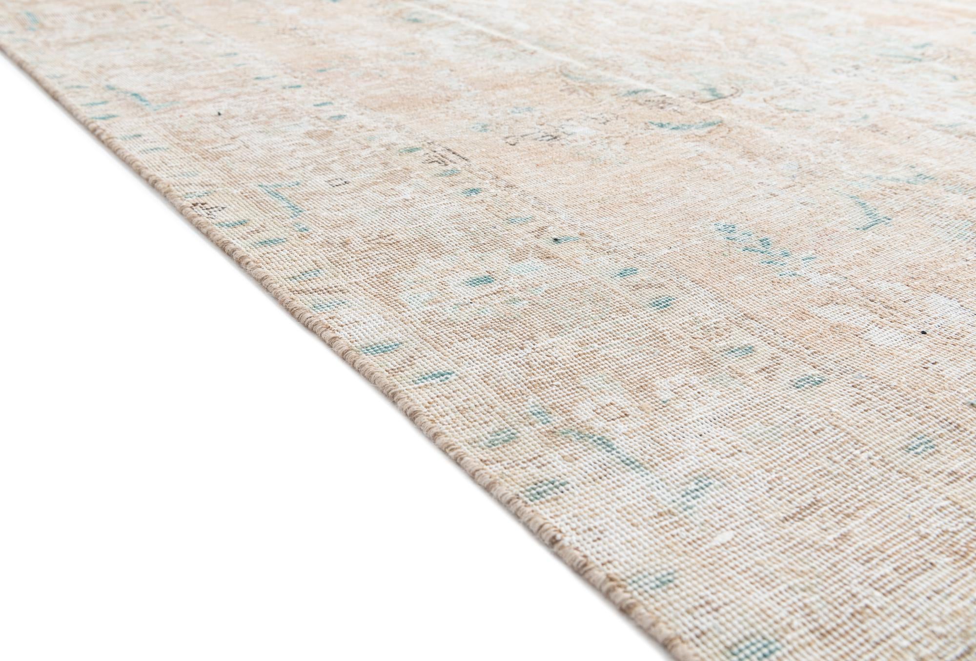 6' 3 x 9' 8 Hand Knotted Ultra Vintage Persian Wool Rug