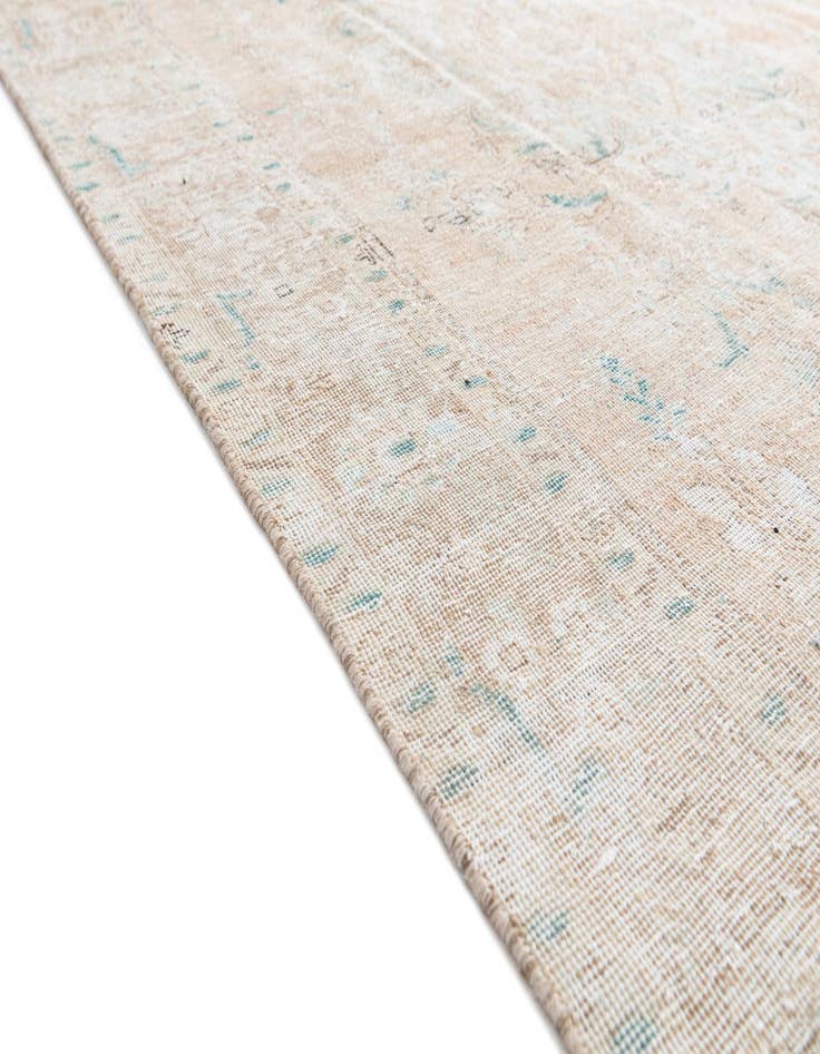 Detail image of 6' 3 x 9' 8  Hand Knotted Ultra Vintage Persian Wool Rug