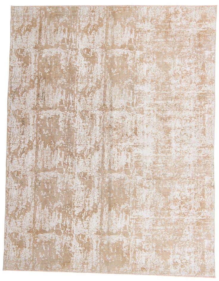 Detail image of 9' 7 x 12' 4 Hand Knotted Ultra Vintage Persian Wool Rug