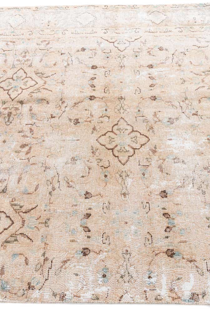 6' 4 x 9' Hand Knotted Ultra Vintage Persian Wool Rug