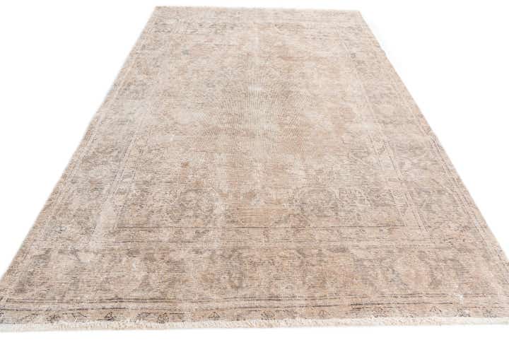 190cm x 290cm Handgeknüpft Ultra Vintage Persisch Wolle Teppich