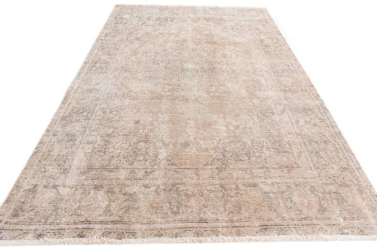 Detailansicht von 190cm x 290cm Handgeknüpft Ultra Vintage Persisch Wolle Teppich