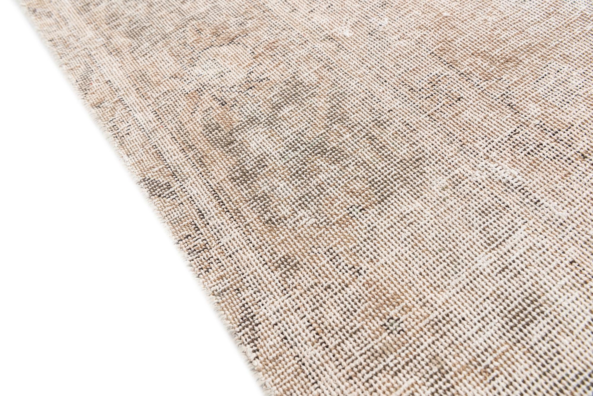 6' 3 x 9' 6 Hand Knotted Ultra Vintage Persian Wool Rug