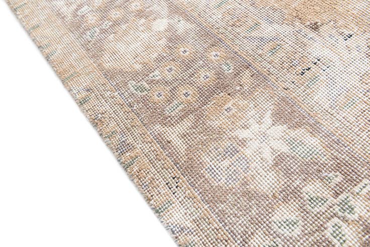 Detail image of 6' 8 x 9' 5 Hand Knotted Ultra Vintage Persian Wool Rug