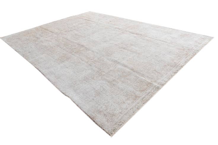 Detail image of 9' 5 x 12' 5 Hand Knotted Ultra Vintage Persian Wool Rug