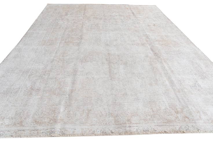 Detail image of 9' 5 x 12' 5 Hand Knotted Ultra Vintage Persian Wool Rug