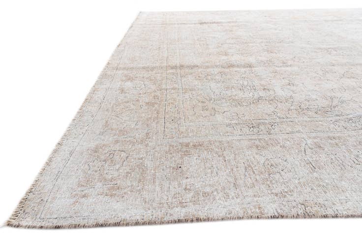 Detail image of 9' 5 x 12' 5 Hand Knotted Ultra Vintage Persian Wool Rug