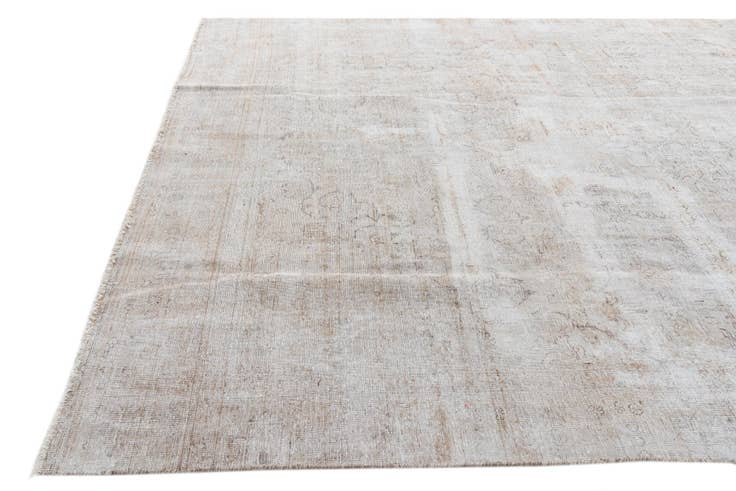 Detail image of 8' 7 x 12' 7 Hand Knotted Ultra Vintage Persian Wool Rug