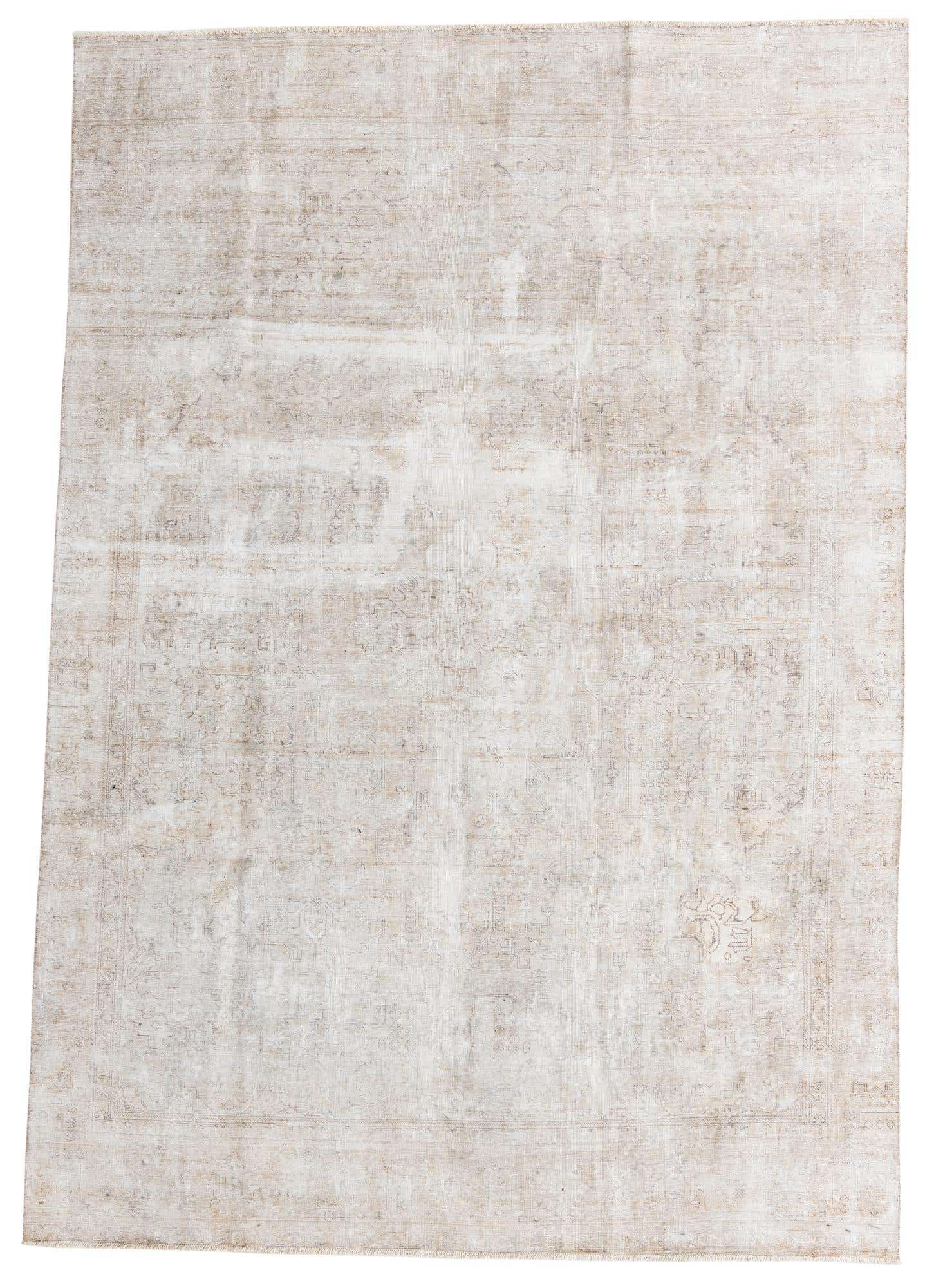 8' 7 x 12' 7 Hand Knotted Ultra Vintage Persian Wool Rug